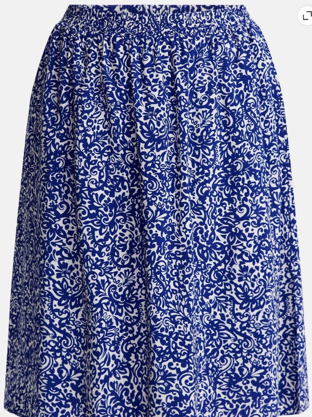 Terra & Sky Women's Plus A Line Midi Skirt